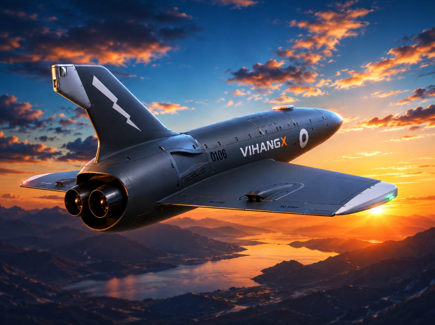 VihangX-4 LR-STD turbine engine unmanned aircraft